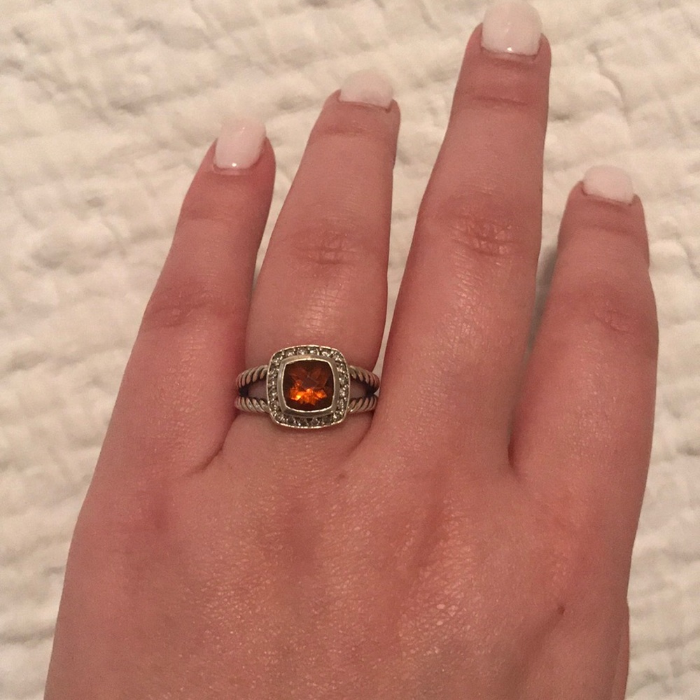 David Yurman Citrine Albion Ring